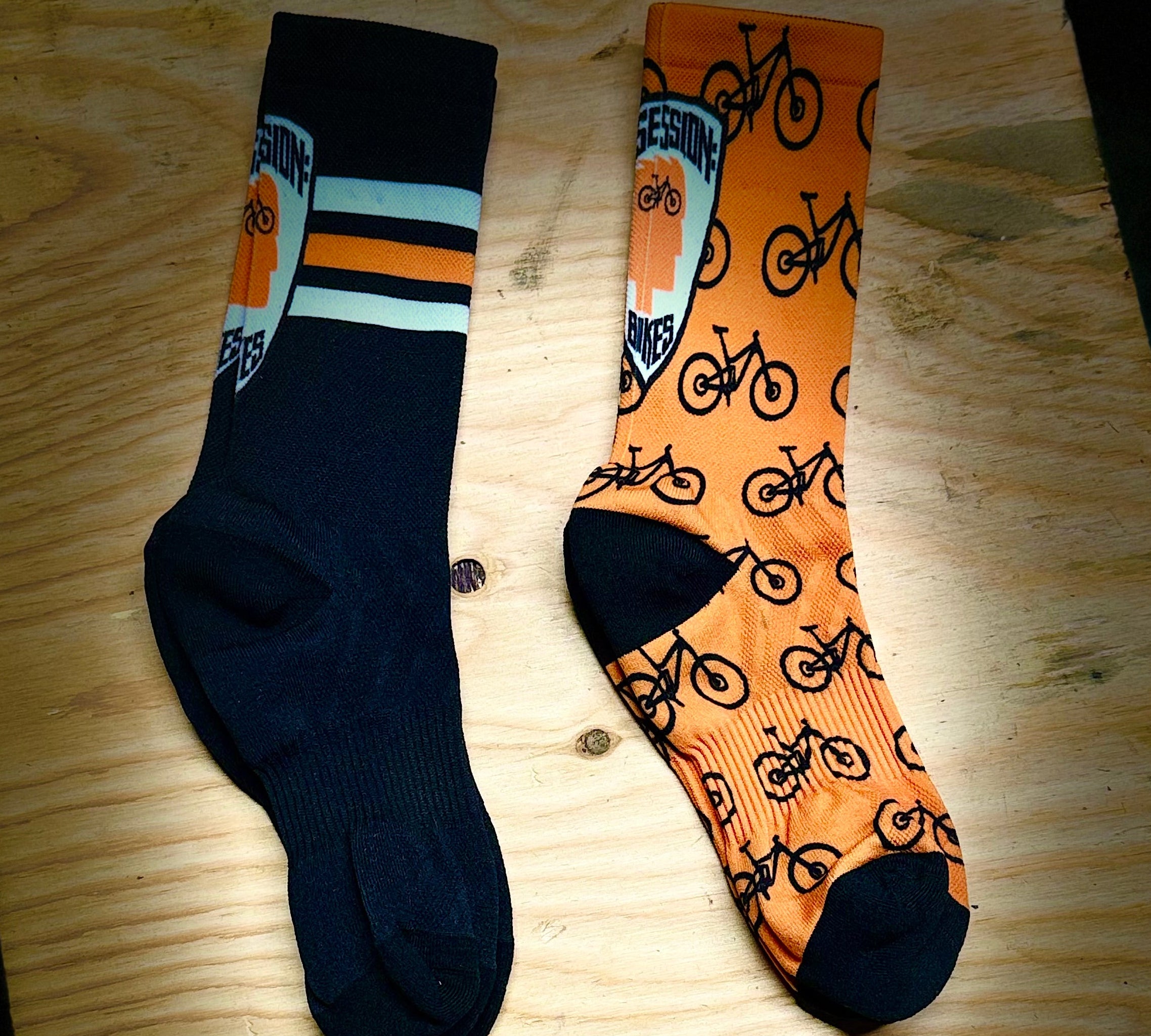 Obsession Bikes Classic Crew Socks