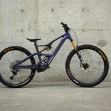 DEMO - 2026 Orbea Rise LT M-TEAM LTD 420W Tanzanite Carbon View / Carbon Raw Matte L