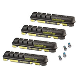 SwissStop Flash Evo Carbon Rim Brake Pads for Shimano Black Prince - 4 PACK