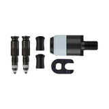 Schwalbe CLIK Tubeless Valve Core Conversion Kit with Pump Adapter Black